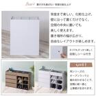 ディスプレイ付きコレクションチェスト (ホワイト) 7枚目画像