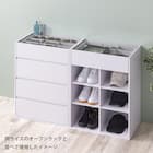 ディスプレイ付きコレクションチェスト (ホワイト) 9枚目画像