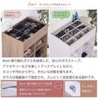 ディスプレイ付きコレクションオープンラック (ホワイト) 4枚目画像