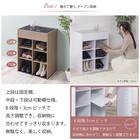 ディスプレイ付きコレクションオープンラック (ホワイト) 6枚目画像