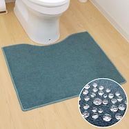 ファブリック素材の撥水・薄型トイレマット(60×70cm)