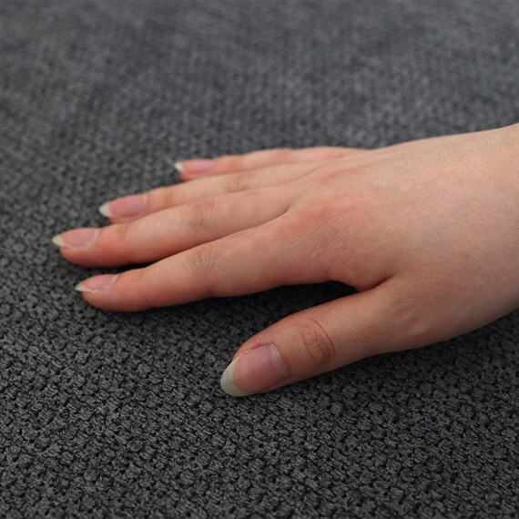 ファブリック素材の撥水・薄型トイレマット(60×70cm グレー) 3枚目画像