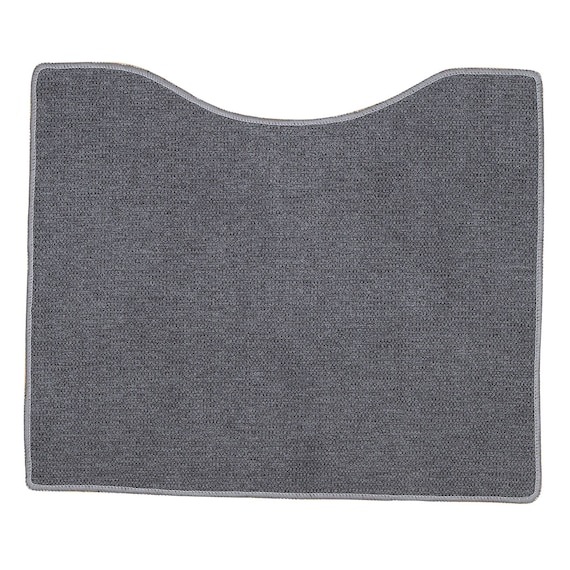 ファブリック素材の撥水・薄型トイレマット(60×70cm グレー) 7枚目画像