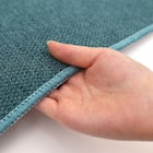 ファブリック素材の撥水・薄型キッチンマット(47×120cm ターコイズ) 4枚目画像