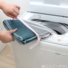 ファブリック素材の撥水・薄型キッチンマット(47×120cm ターコイズ) 8枚目画像