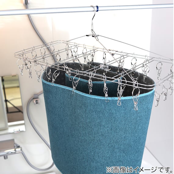 ファブリック素材の撥水・薄型キッチンマット(47×120cm ターコイズ) 9枚目画像