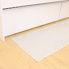 ファブリック素材の撥水・薄型キッチンマット(47×180cm アイボリー) 1枚目画像