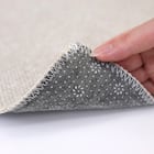 ファブリック素材の撥水・薄型キッチンマット(47×180cm アイボリー) 5枚目画像