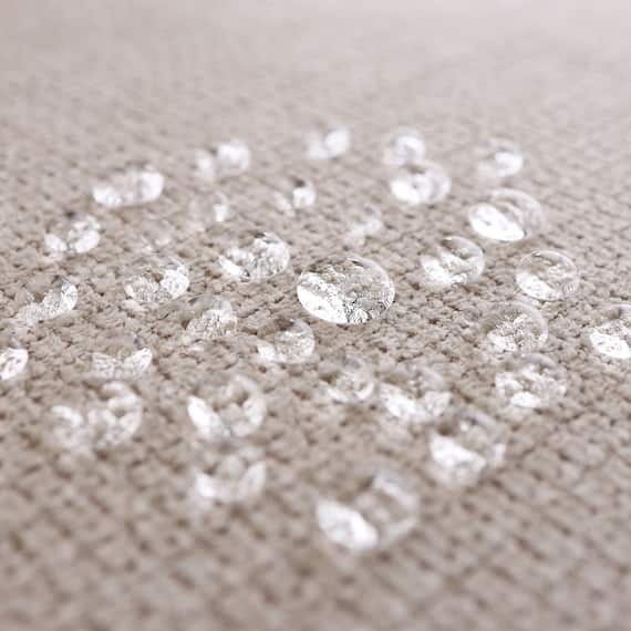 ファブリック素材の撥水・薄型キッチンマット(47×180cm アイボリー) 6枚目画像