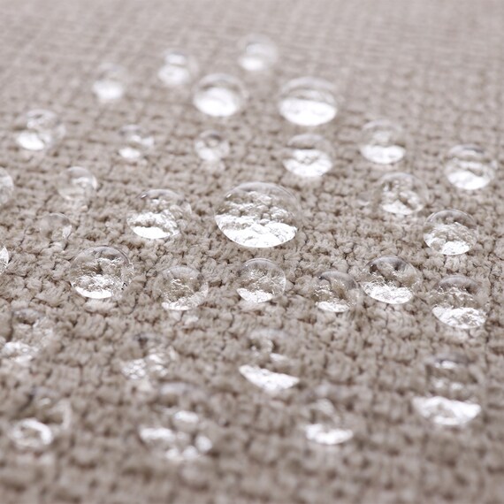 ファブリック素材の撥水・薄型キッチンマット(47×240cm アイボリー) 6枚目画像