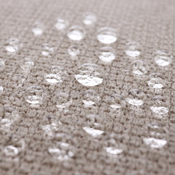 ファブリック素材の撥水・薄型キッチンマット(47×240cm アイボリー) 6枚目画像