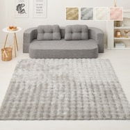 きらめくポコポコシャギーラグ