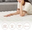 きらめくポコポコシャギーラグ 120×180cm (グレー) 4枚目画像