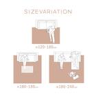 きらめくポコポコシャギーラグ 120×180cm (グレー) 12枚目画像