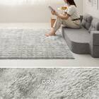 きらめくポコポコシャギーラグ 120×180cm (グレー) 14枚目画像