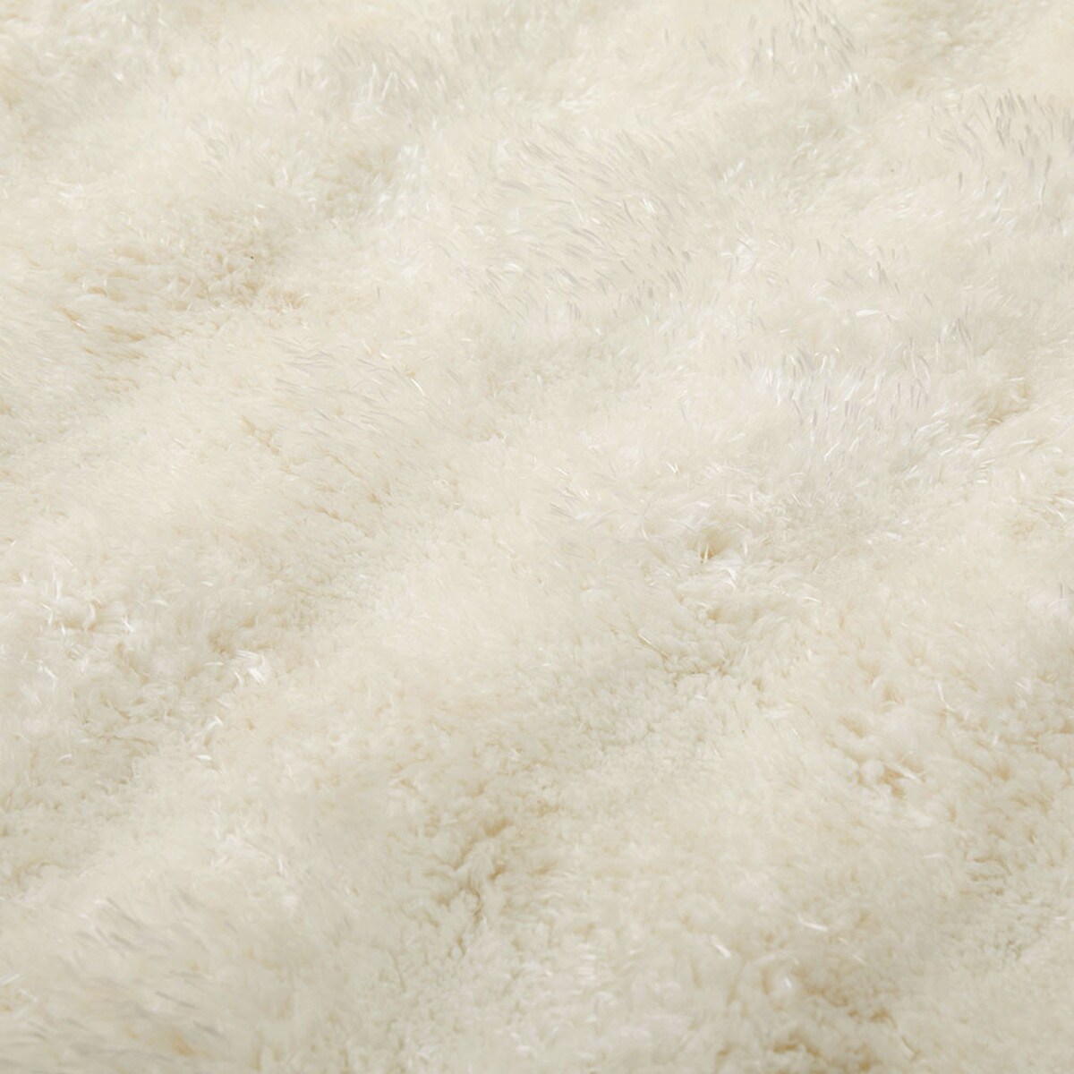 きらめくポコポコシャギーラグ 120×180cm (アイボリー) | ニトリネット