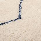 BOHOスタイル ウィルトンシャギーラグ(100×140cm リシャド/アイボリー) 19枚目画像