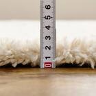 BOHOスタイル ウィルトンシャギーラグ(100×140cm リシャド/アイボリー) 23枚目画像