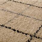 BOHOスタイル ウィルトンシャギーラグ(100×140cm クロア) 19枚目画像