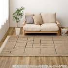 BOHOスタイル ウィルトンシャギーラグ(100×140cm ケユラ) 1枚目画像