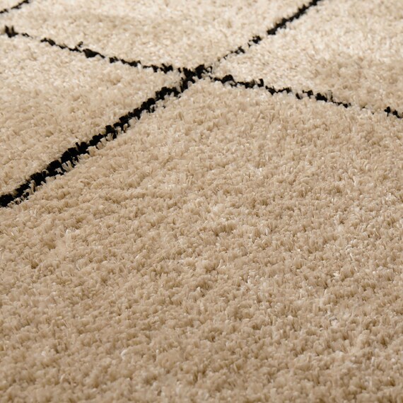 BOHOスタイル ウィルトンシャギーラグ(100×140cm ケユラ) 19枚目画像