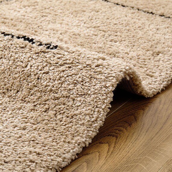 BOHOスタイル ウィルトンシャギーラグ(100×140cm ケユラ) 20枚目画像