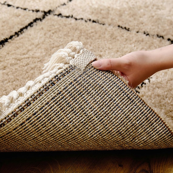 BOHOスタイル ウィルトンシャギーラグ(100×140cm ケユラ) 22枚目画像