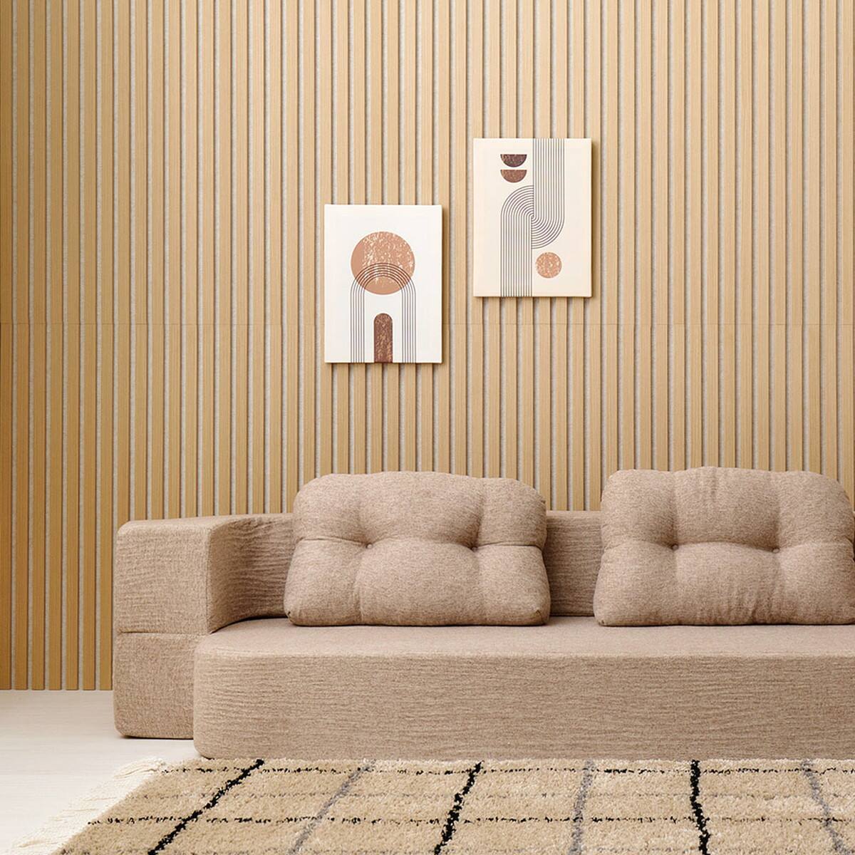 吸音ウォールパネル 6枚セット (ナチュラル/ベージュ) | ニトリネット
