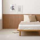 吸音ウォールパネル 6枚セット (ライトブラウン/ベージュ) 3枚目画像