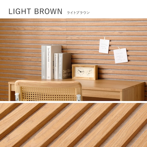 吸音ウォールパネル 6枚セット (ライトブラウン/ベージュ) 16枚目画像