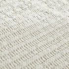 クッションにもなる ニット調スローケット(アンネ 130x180 アイボリー) 8枚目画像