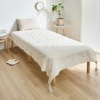 厚くボリューム感のある ニット調スローケット(ソフィマ 140x200 アイボリー) 1枚目画像