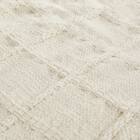 厚くボリューム感のある ニット調スローケット(ソフィマ 140x200 アイボリー) 8枚目画像