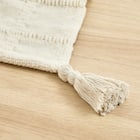 厚くボリューム感のある ニット調スローケット(ソフィマ 140x200 アイボリー) 11枚目画像