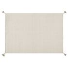 厚くボリューム感のある ニット調スローケット(ソフィマ 140x200 アイボリー) 12枚目画像