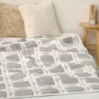 軽すぎず、安心感のあるガーゼケット(スクエア 90x120 GY) 5枚目画像