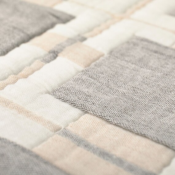 軽すぎず、安心感のあるガーゼケット(スクエア 90x120 GY) 6枚目画像