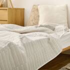 軽すぎず、安心感のあるガーゼケット(ライン 90x120 GY) 4枚目画像