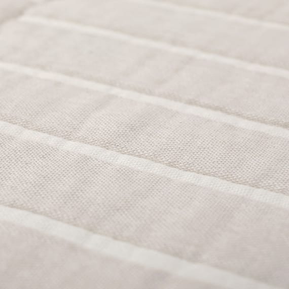 軽すぎず、安心感のあるガーゼケット(ライン 90x120 GY) 6枚目画像