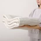 軽すぎず、安心感のあるガーゼケット(ライン 90x120 GY) 8枚目画像