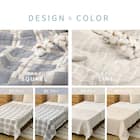 軽すぎず、安心感のあるガーゼケット(ライン 90x120 GY) 15枚目画像