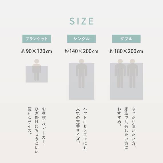 軽すぎず、安心感のあるガーゼケット(ライン 90x120 GY) 16枚目画像