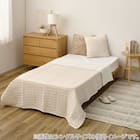 軽すぎず、安心感のあるガーゼケット(ライン 90x120 BE) 3枚目画像