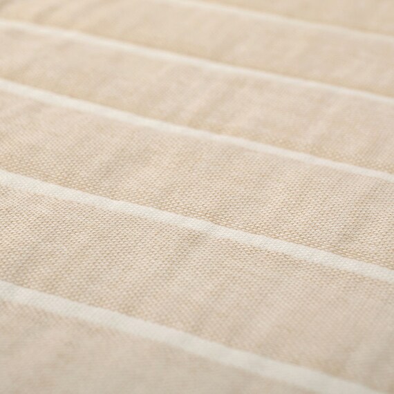 軽すぎず、安心感のあるガーゼケット(ライン 90x120 BE) 6枚目画像