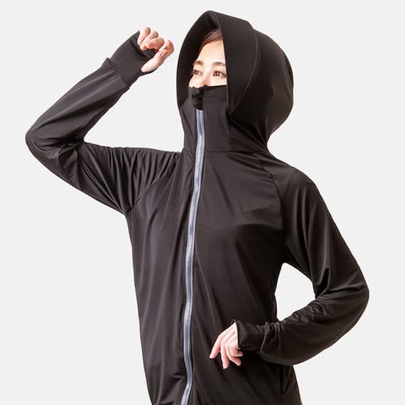 UVパーカー(シャイン M ブラック) 4枚目画像