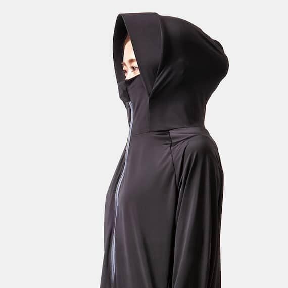 UVパーカー(シャイン M ブラック) 6枚目画像