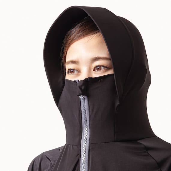 UVパーカー(シャイン M ブラック) 7枚目画像