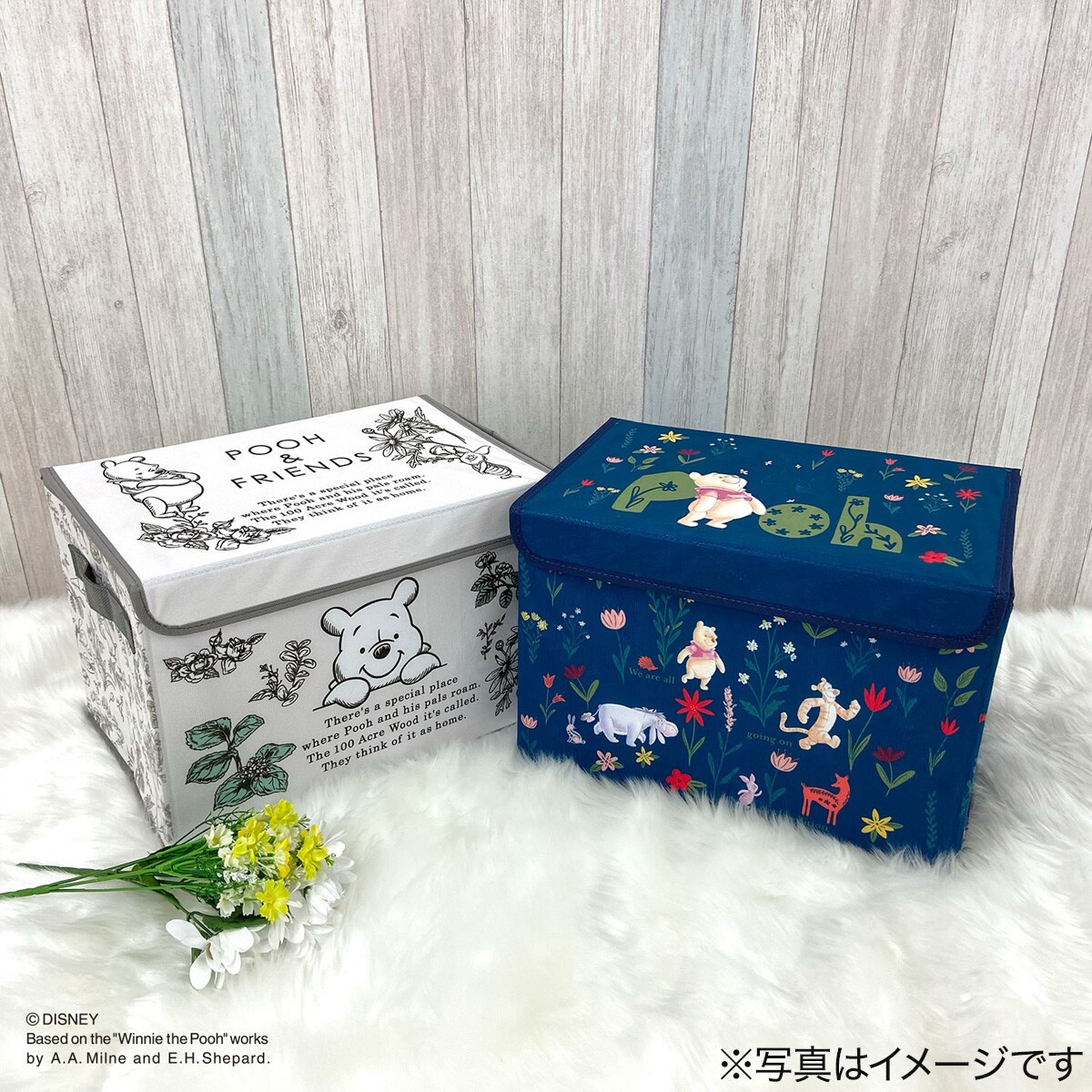 くまのプーさん収納ボックス くまのプーさん 収納BOX(ネイビー) | ニトリネット【公式】 家具