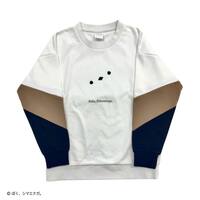 ぼく、シマエナガ。スウェットセットアップ(ホワイトブラックM)