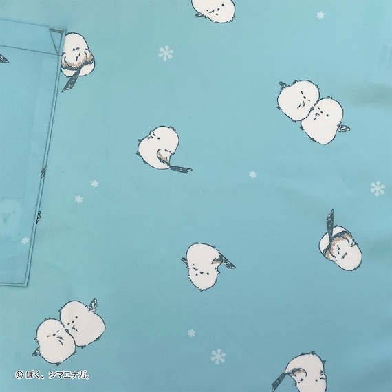 ぼく、シマエナガ。エプロン(ブルー) 3枚目画像